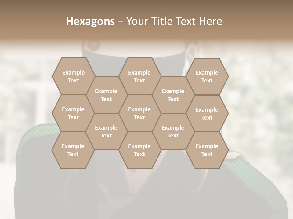 A Person With A Hat And A Green Shirt PowerPoint Template