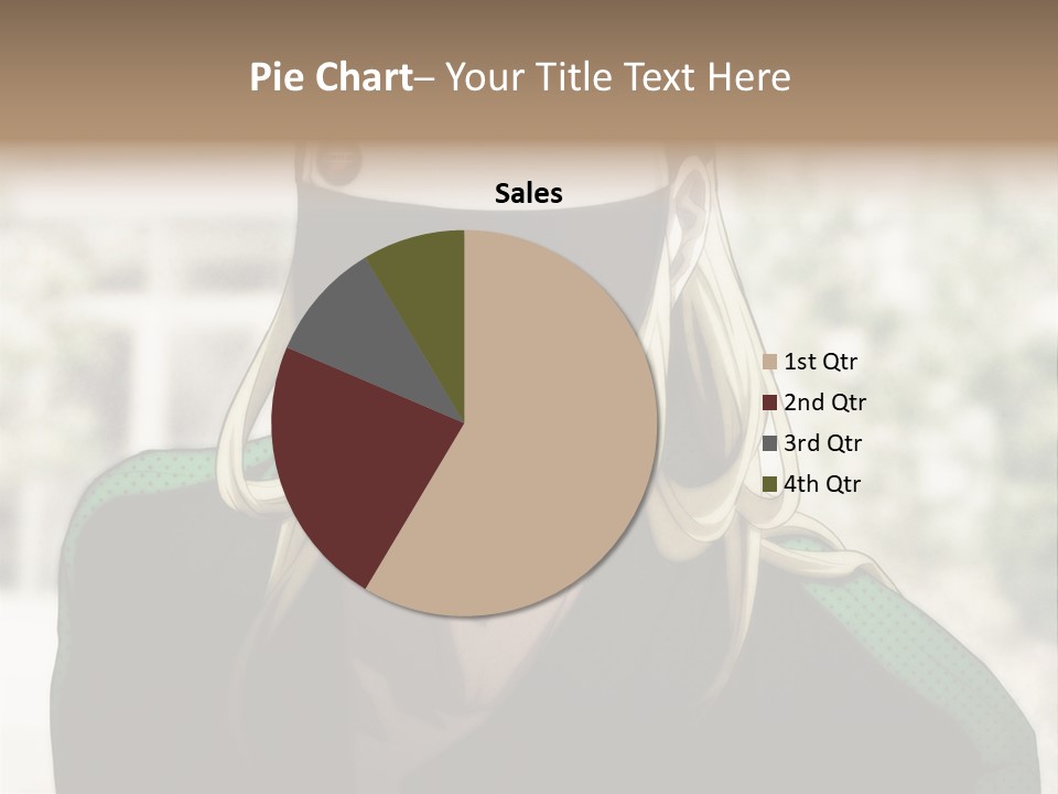 A Person With A Hat And A Green Shirt PowerPoint Template