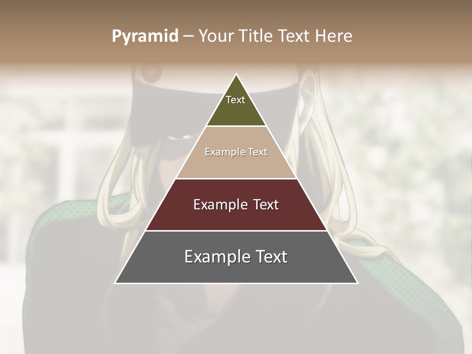 A Person With A Hat And A Green Shirt PowerPoint Template