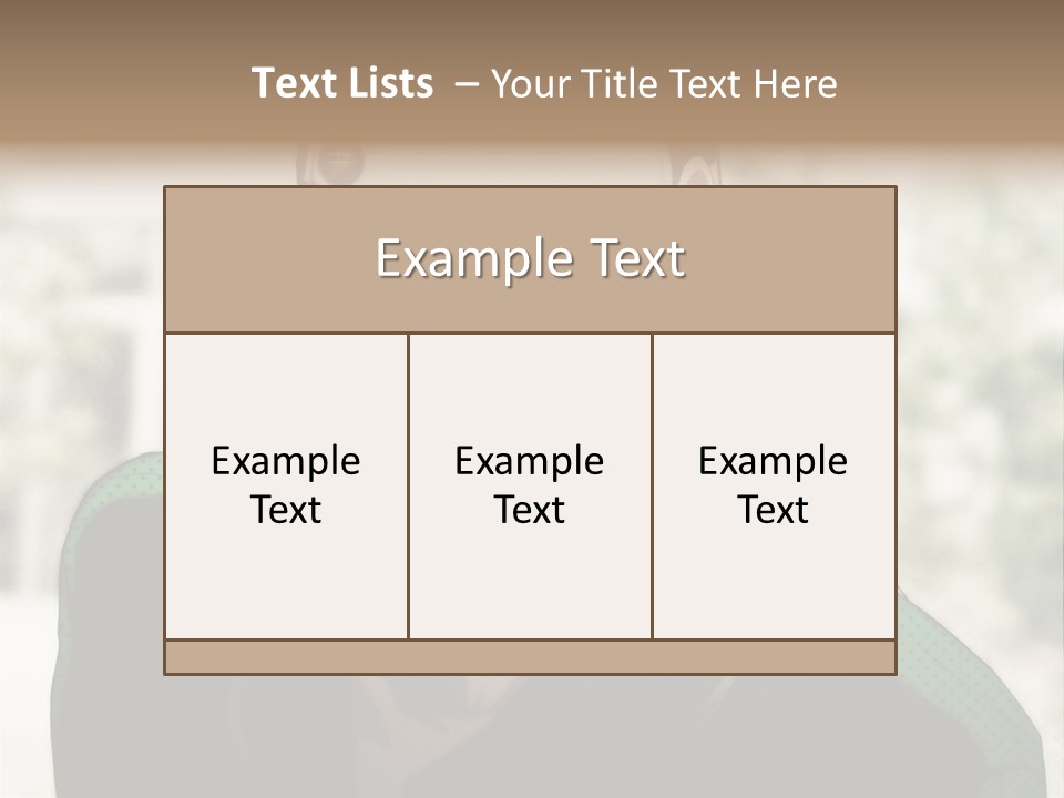 A Person With A Hat And A Green Shirt PowerPoint Template