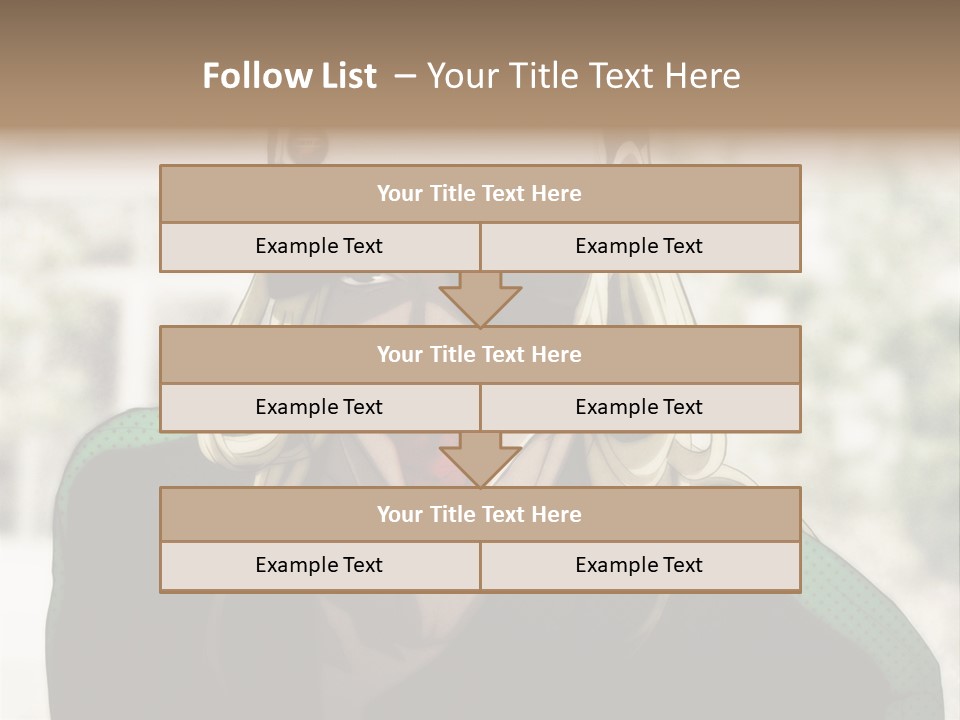 A Person With A Hat And A Green Shirt PowerPoint Template