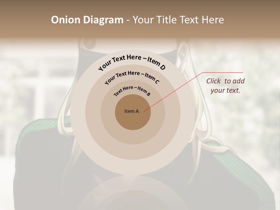 A Person With A Hat And A Green Shirt PowerPoint Template