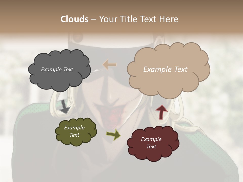 A Person With A Hat And A Green Shirt PowerPoint Template