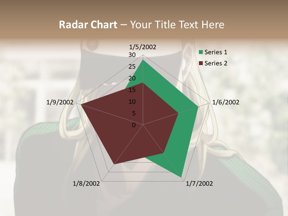 A Person With A Hat And A Green Shirt PowerPoint Template