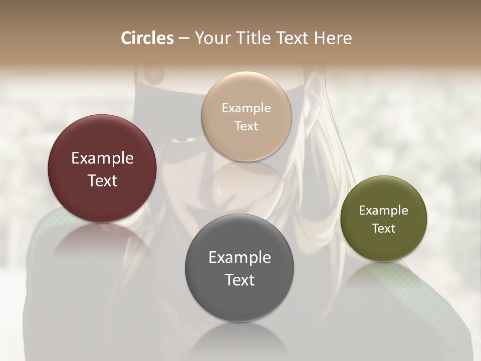 A Person With A Hat And A Green Shirt PowerPoint Template