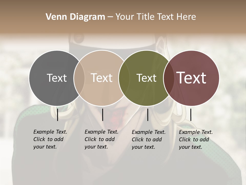 A Person With A Hat And A Green Shirt PowerPoint Template