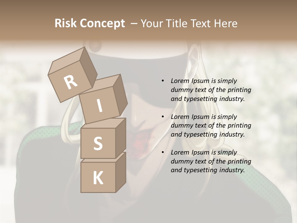 A Person With A Hat And A Green Shirt PowerPoint Template