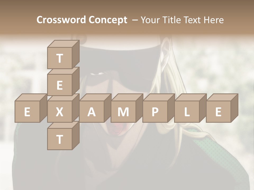 A Person With A Hat And A Green Shirt PowerPoint Template