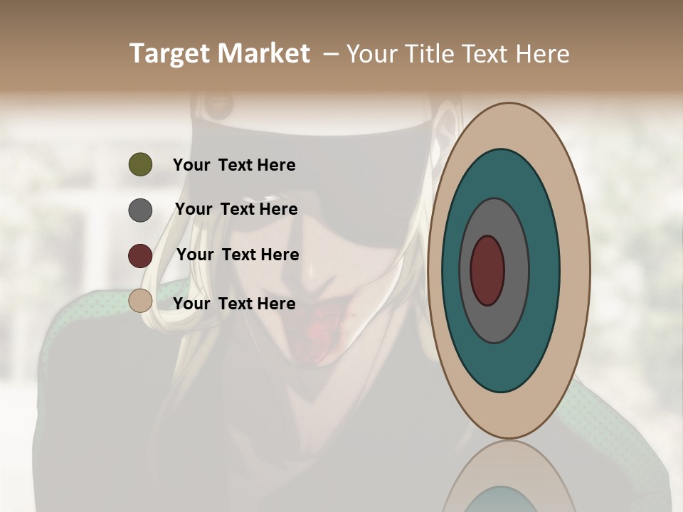 A Person With A Hat And A Green Shirt PowerPoint Template