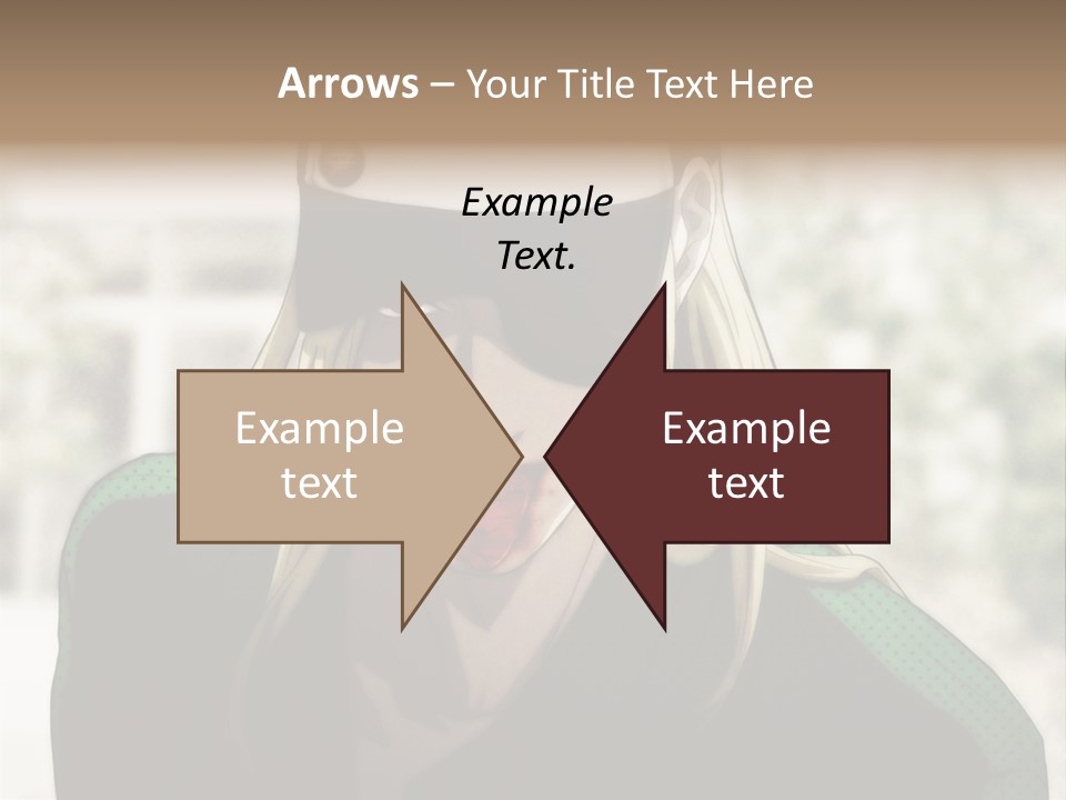 A Person With A Hat And A Green Shirt PowerPoint Template