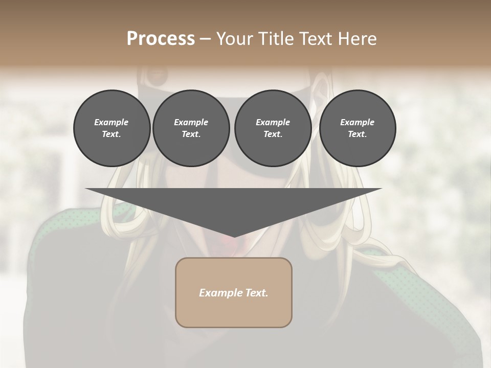 A Person With A Hat And A Green Shirt PowerPoint Template