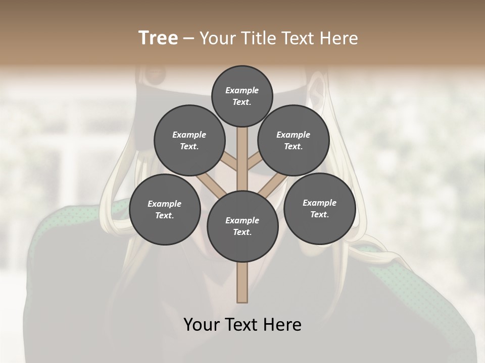 A Person With A Hat And A Green Shirt PowerPoint Template