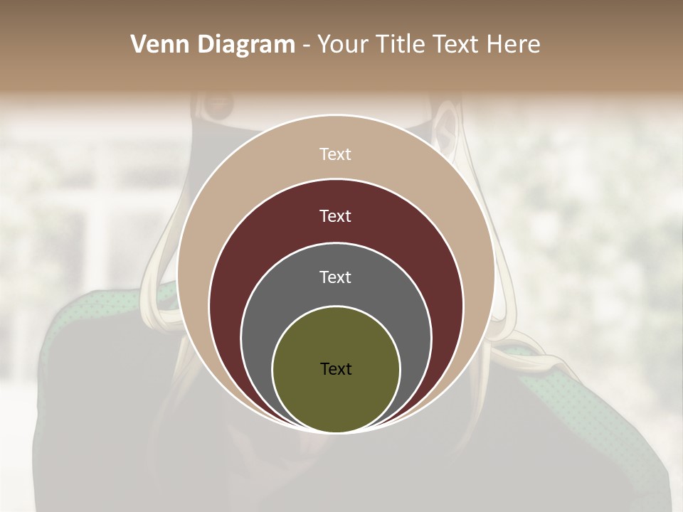 A Person With A Hat And A Green Shirt PowerPoint Template