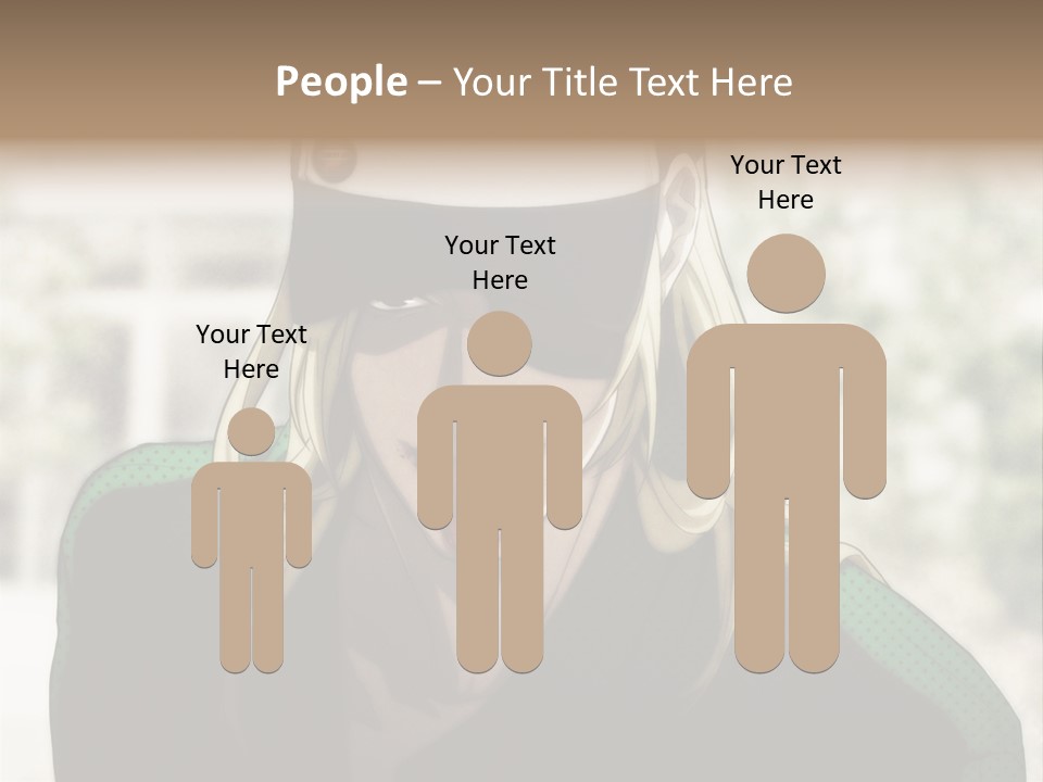 A Person With A Hat And A Green Shirt PowerPoint Template