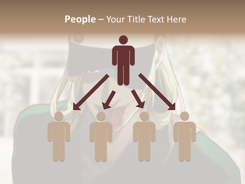 A Person With A Hat And A Green Shirt PowerPoint Template