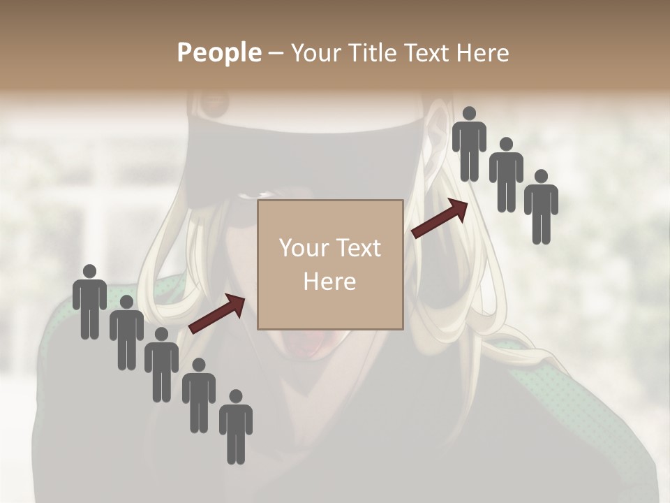 A Person With A Hat And A Green Shirt PowerPoint Template