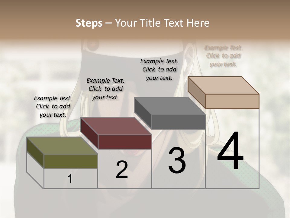 A Person With A Hat And A Green Shirt PowerPoint Template