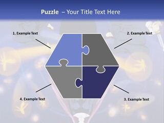 A Group Of People On A Blue Background With The Words Name Of Presentation Company Name PowerPoint Template