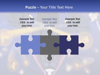 A Group Of People On A Blue Background With The Words Name Of Presentation Company Name PowerPoint Template