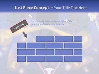 A Group Of People On A Blue Background With The Words Name Of Presentation Company Name PowerPoint Template