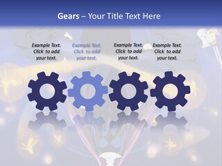 A Group Of People On A Blue Background With The Words Name Of Presentation Company Name PowerPoint Template