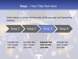 A Group Of People On A Blue Background With The Words Name Of Presentation Company Name PowerPoint Template