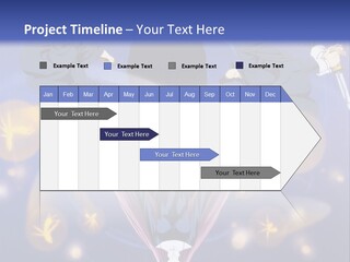 A Group Of People On A Blue Background With The Words Name Of Presentation Company Name PowerPoint Template