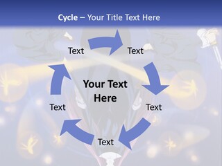 A Group Of People On A Blue Background With The Words Name Of Presentation Company Name PowerPoint Template