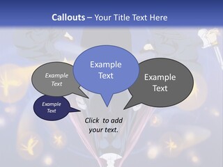 A Group Of People On A Blue Background With The Words Name Of Presentation Company Name PowerPoint Template