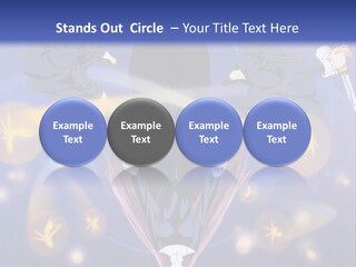 A Group Of People On A Blue Background With The Words Name Of Presentation Company Name PowerPoint Template