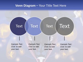 A Group Of People On A Blue Background With The Words Name Of Presentation Company Name PowerPoint Template