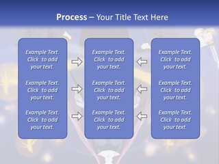 A Group Of People On A Blue Background With The Words Name Of Presentation Company Name PowerPoint Template