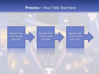 A Group Of People On A Blue Background With The Words Name Of Presentation Company Name PowerPoint Template