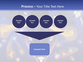 A Group Of People On A Blue Background With The Words Name Of Presentation Company Name PowerPoint Template