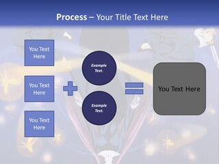 A Group Of People On A Blue Background With The Words Name Of Presentation Company Name PowerPoint Template