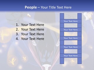 A Group Of People On A Blue Background With The Words Name Of Presentation Company Name PowerPoint Template