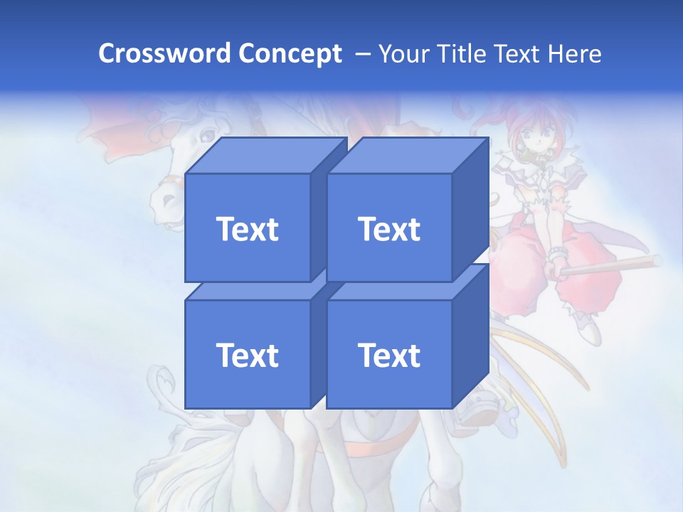 A Woman Riding On The Back Of A White Horse PowerPoint Template