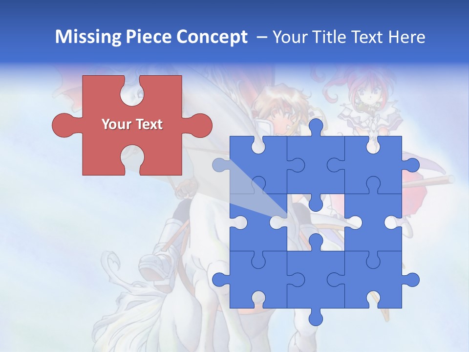 A Woman Riding On The Back Of A White Horse PowerPoint Template