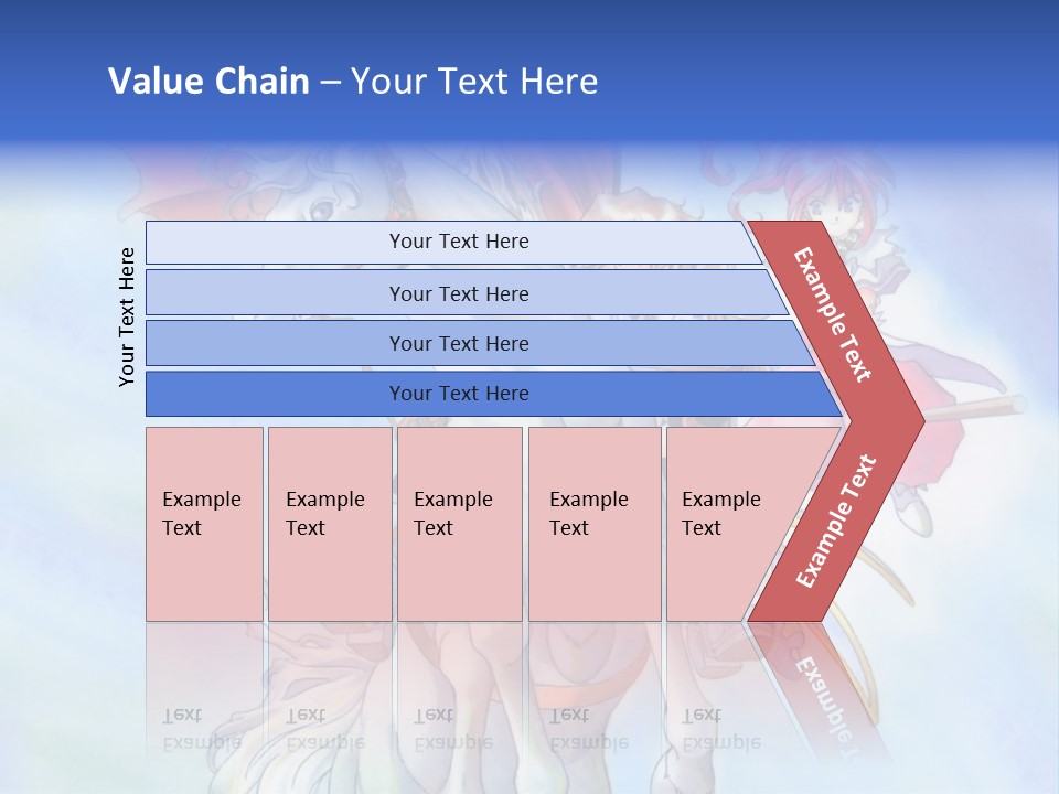 A Woman Riding On The Back Of A White Horse PowerPoint Template