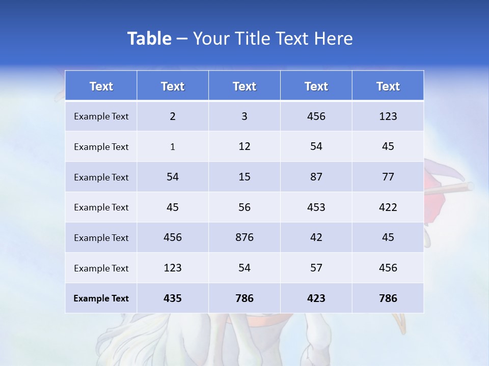 A Woman Riding On The Back Of A White Horse PowerPoint Template