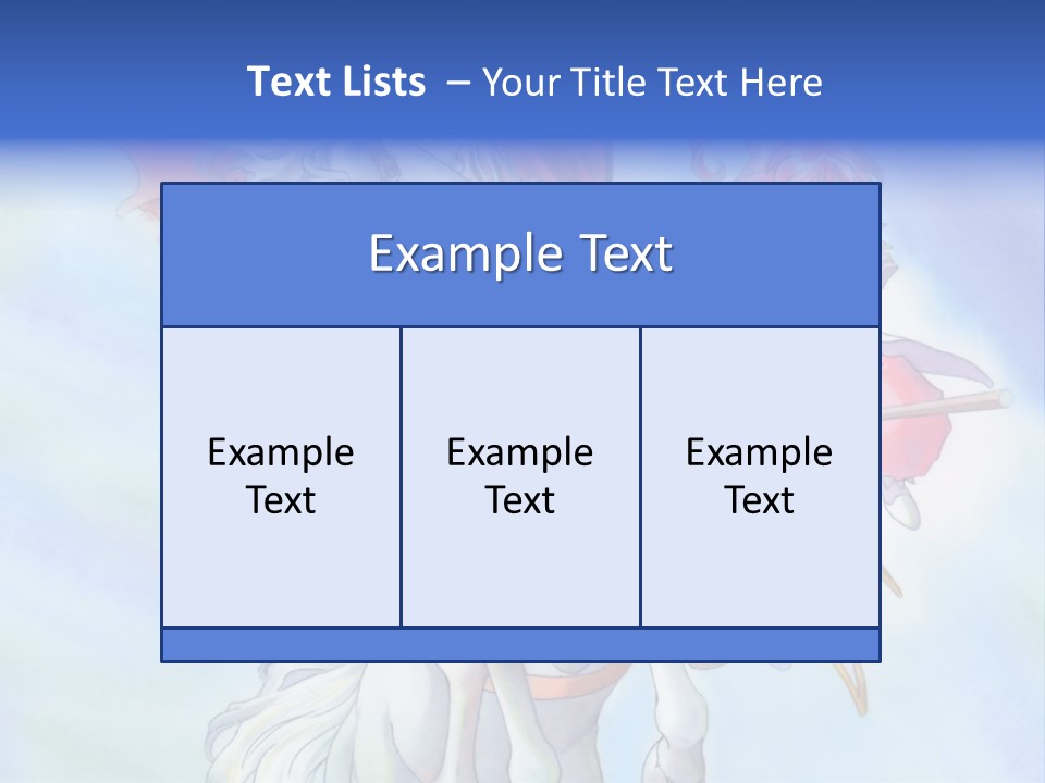 A Woman Riding On The Back Of A White Horse PowerPoint Template