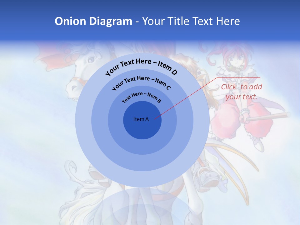 A Woman Riding On The Back Of A White Horse PowerPoint Template