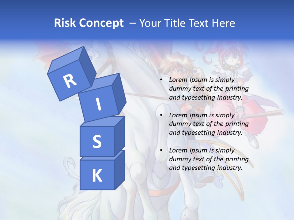 A Woman Riding On The Back Of A White Horse PowerPoint Template