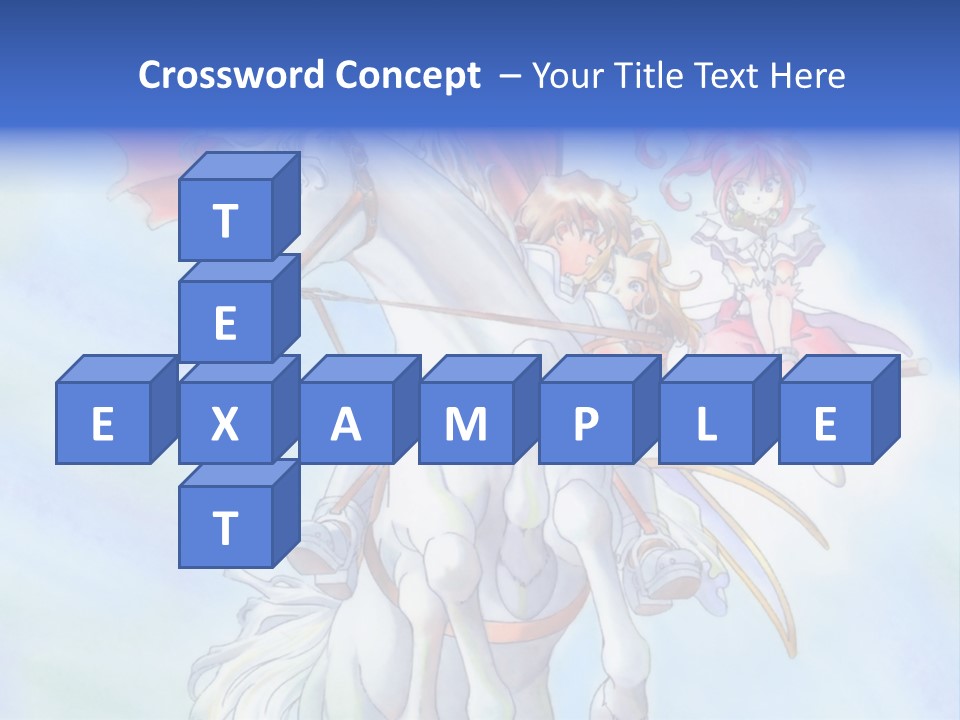 A Woman Riding On The Back Of A White Horse PowerPoint Template