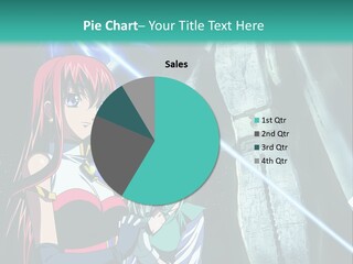 A Couple Of Anime Characters Standing Next To Each Other PowerPoint Template