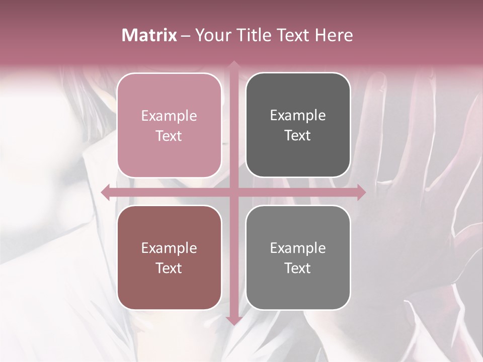 A Man With Glasses Holding His Hand Up To His Face PowerPoint Template