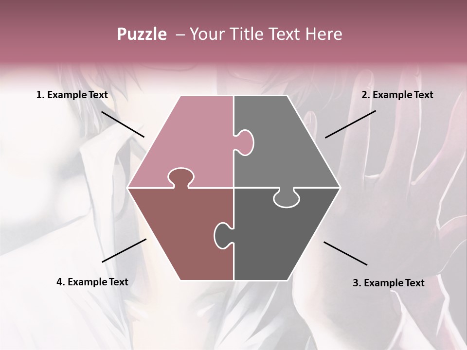 A Man With Glasses Holding His Hand Up To His Face PowerPoint Template