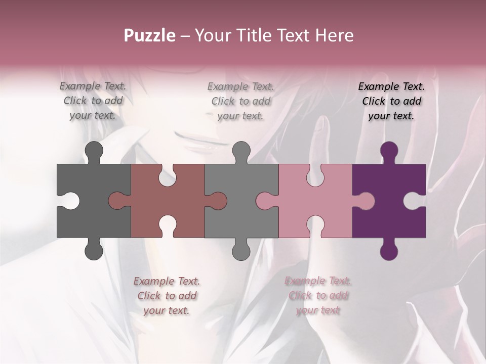 A Man With Glasses Holding His Hand Up To His Face PowerPoint Template