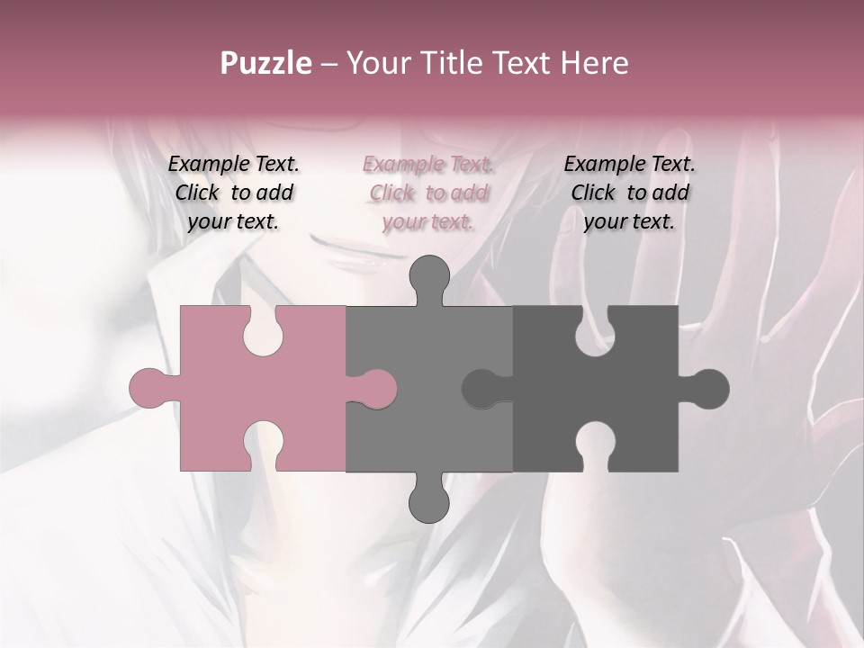 A Man With Glasses Holding His Hand Up To His Face PowerPoint Template