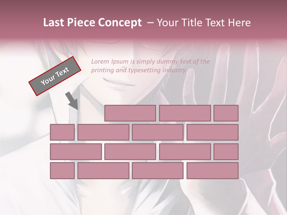 A Man With Glasses Holding His Hand Up To His Face PowerPoint Template